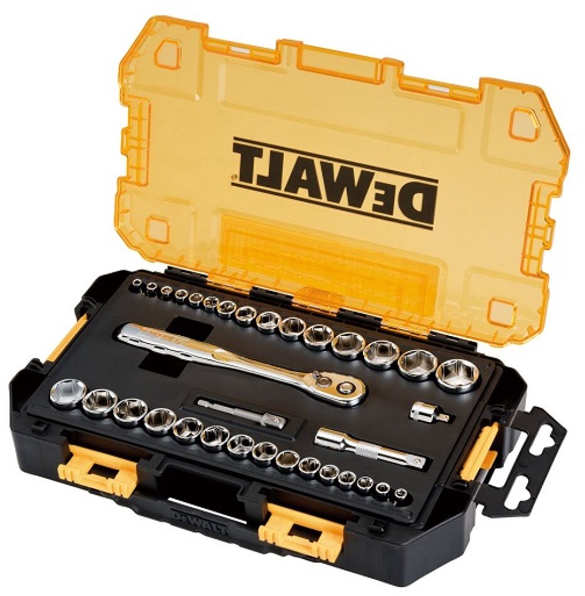 Dewalt dwmt45034 - mechanische gereedschapsset - 34 stuks - grijpringen - stapelbare koffer