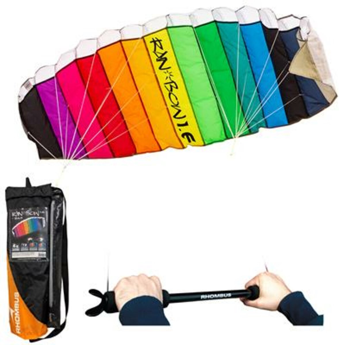 Rhombus regenboog 1.6 matrasvlieger