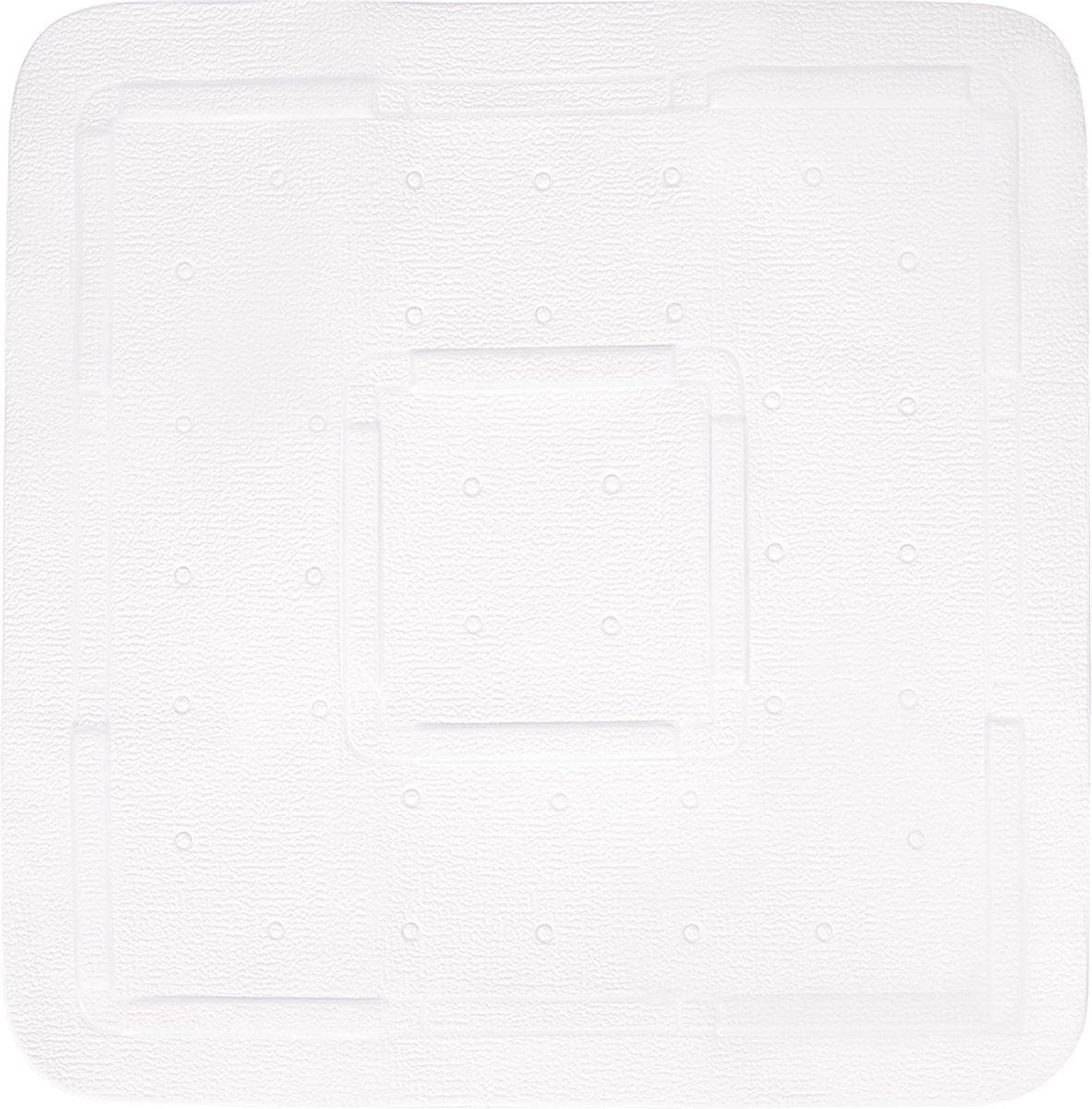 Differnz tutus anti-slip inlegmat douche 55x55cm wit