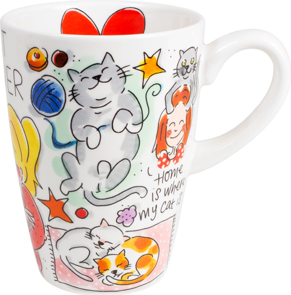 Blond amsterdam mok cat lover xl