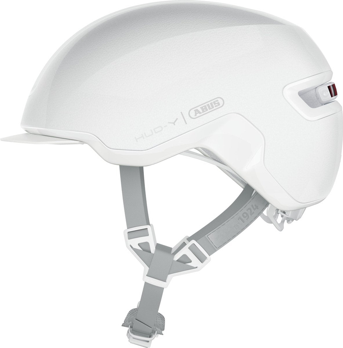 Abus hud-y fietshelm puristic white