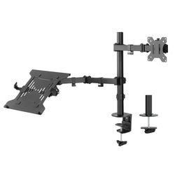 Monitorstandaard act ac8305 aluminium, kunststof, staal zwart