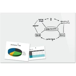 Sigel glasmagneetbord - be!board - 90x60cm - wit - si-b1300