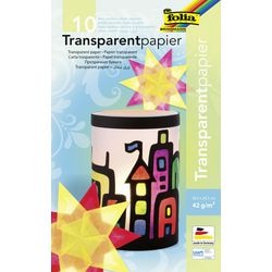 Overtrekpapier folia 18,5 x 29,7 cm 42 g m² kleurenassortiment 10 vellen