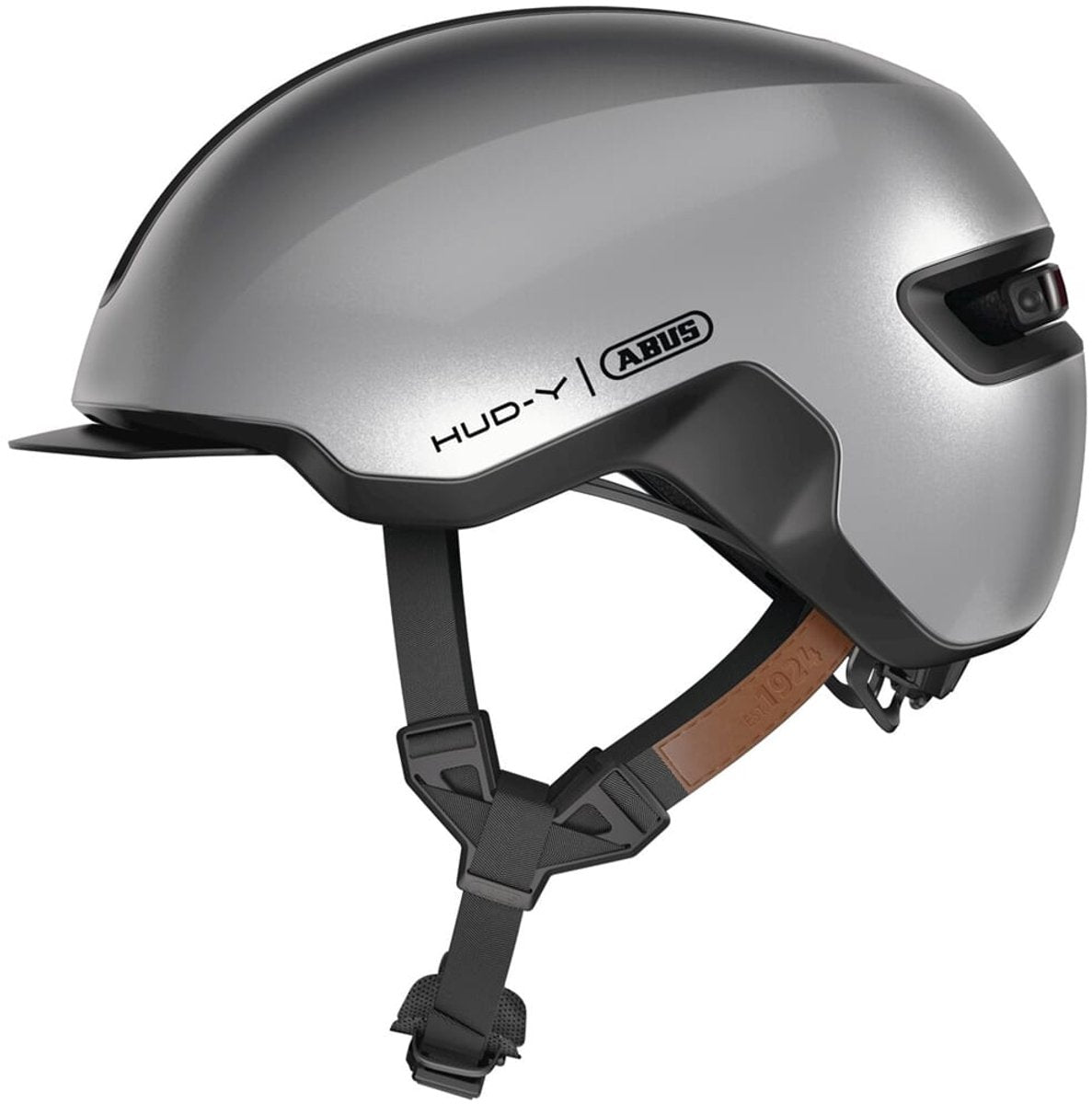 Abus helm hud-y gleam silver s 51-55cm