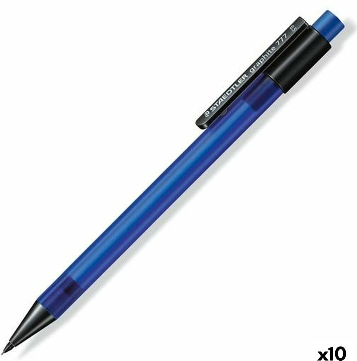 Staedtler vulpotlood graphite 777 blauw 0,5 mm (10 stuks)