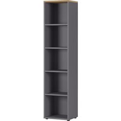 Boekenkast germania 4234-564 grijs 1970 mm (h)