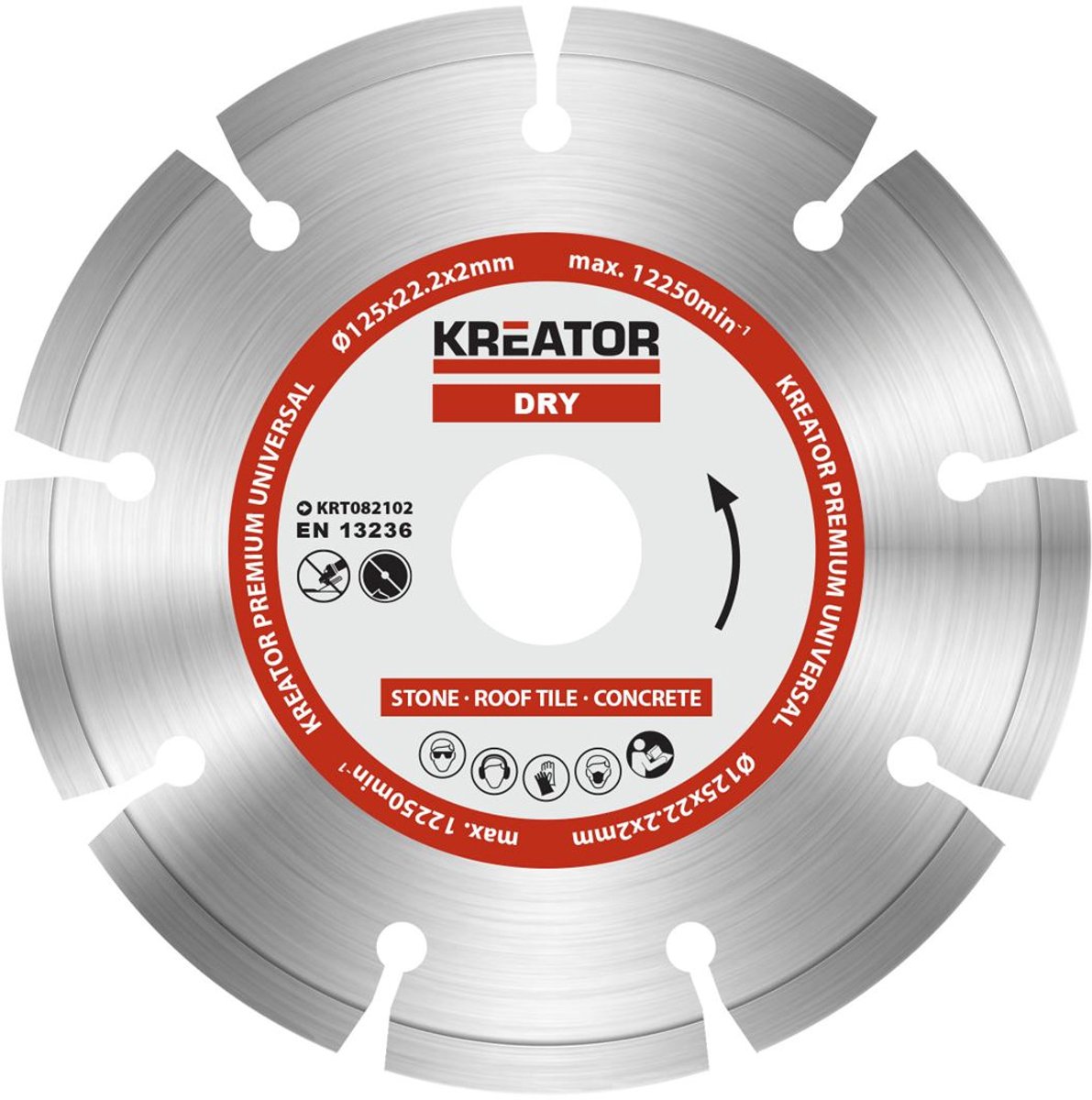 Kreator krt082102 diamantschijf d125 premium