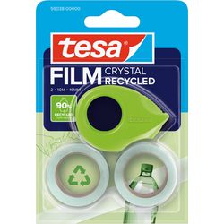 Plakbandhouderset tesa mini dispenser transparant 27 mm x 19 mm x 140 mm