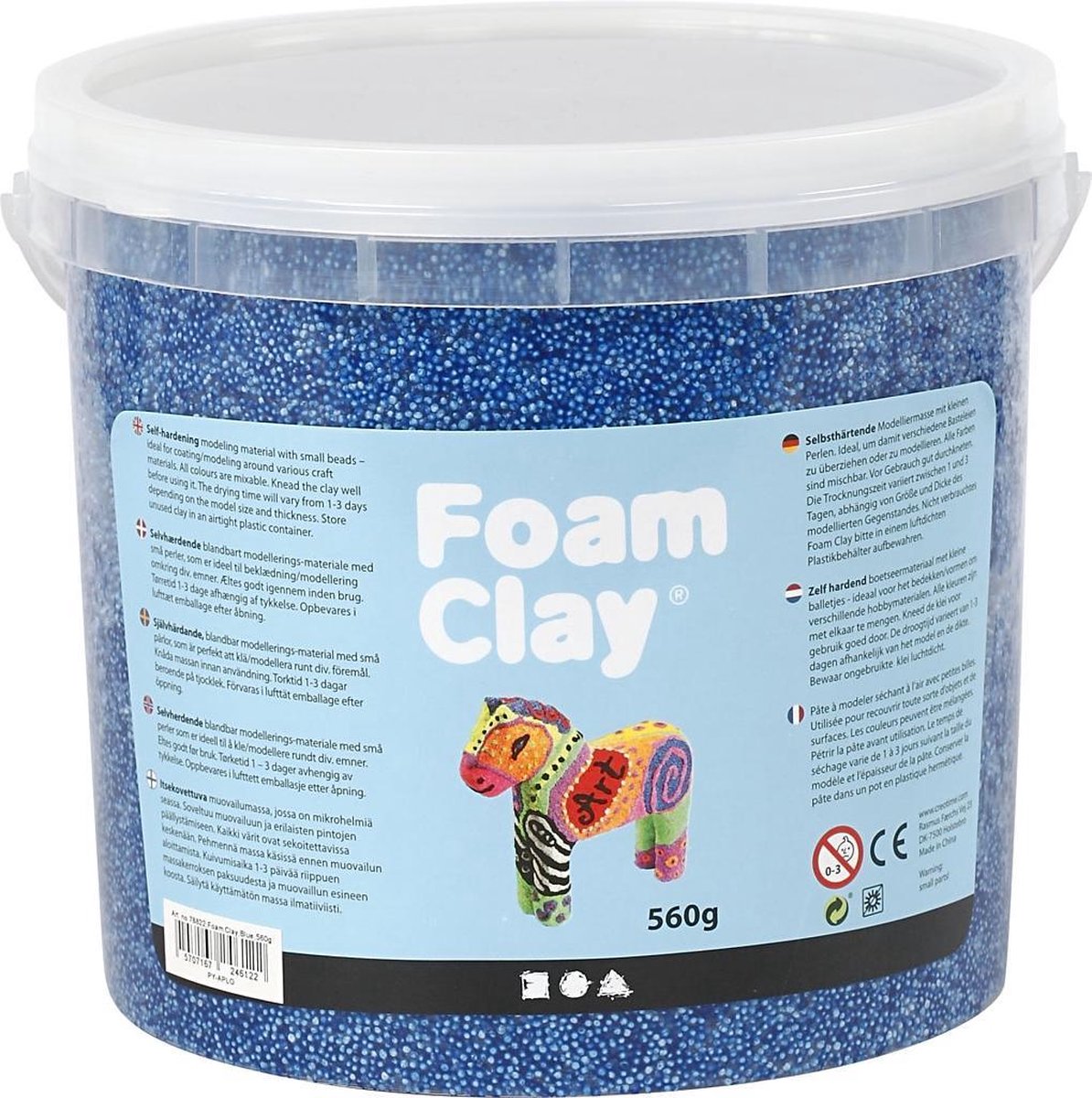 Foam clay ®, 560 gr, blauw