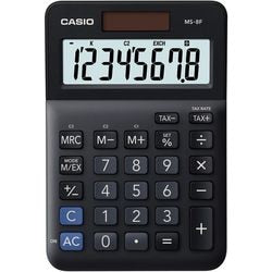 Rekenmachine casio ms-8f zwart 8 cijfers