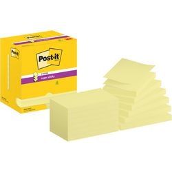 Super sticky z-notes post_it r350-12sscy 76x127mm geel