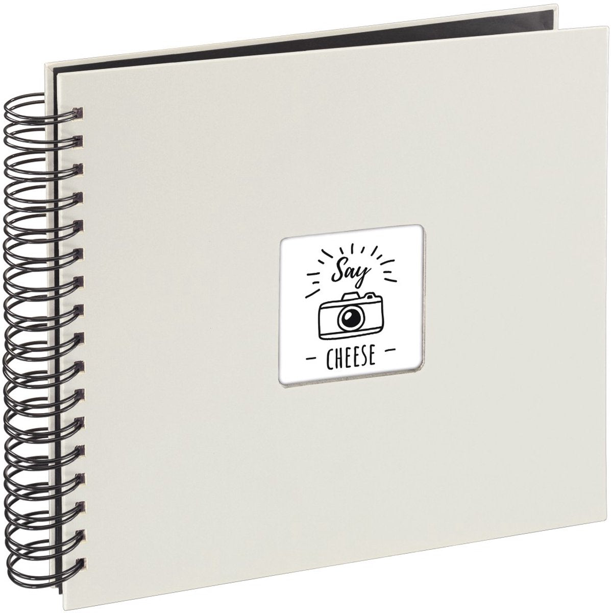 Hama spiraalalbum fine art, 28 x 24 cm, 50 zwarte paginas