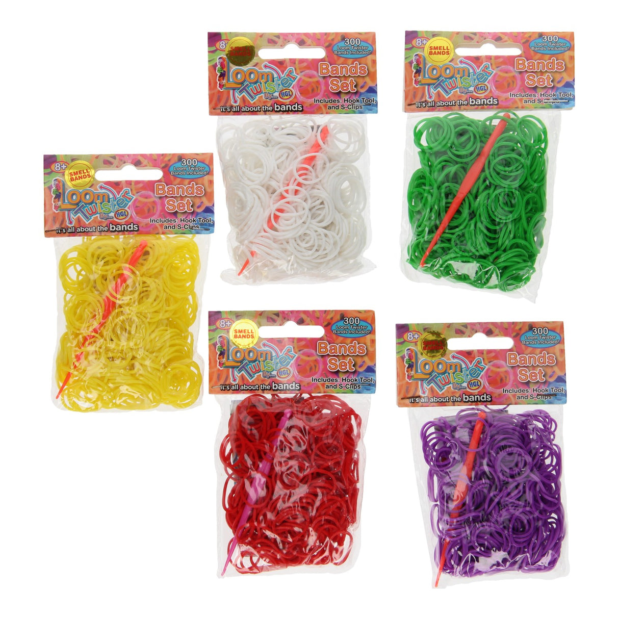 Loom geur bands, 300st.