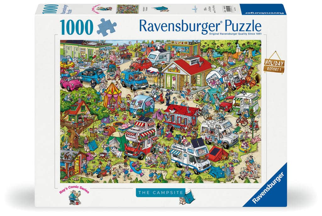 Ravensburger legpuzzel holiday resort 1: the campsite, 1000st.