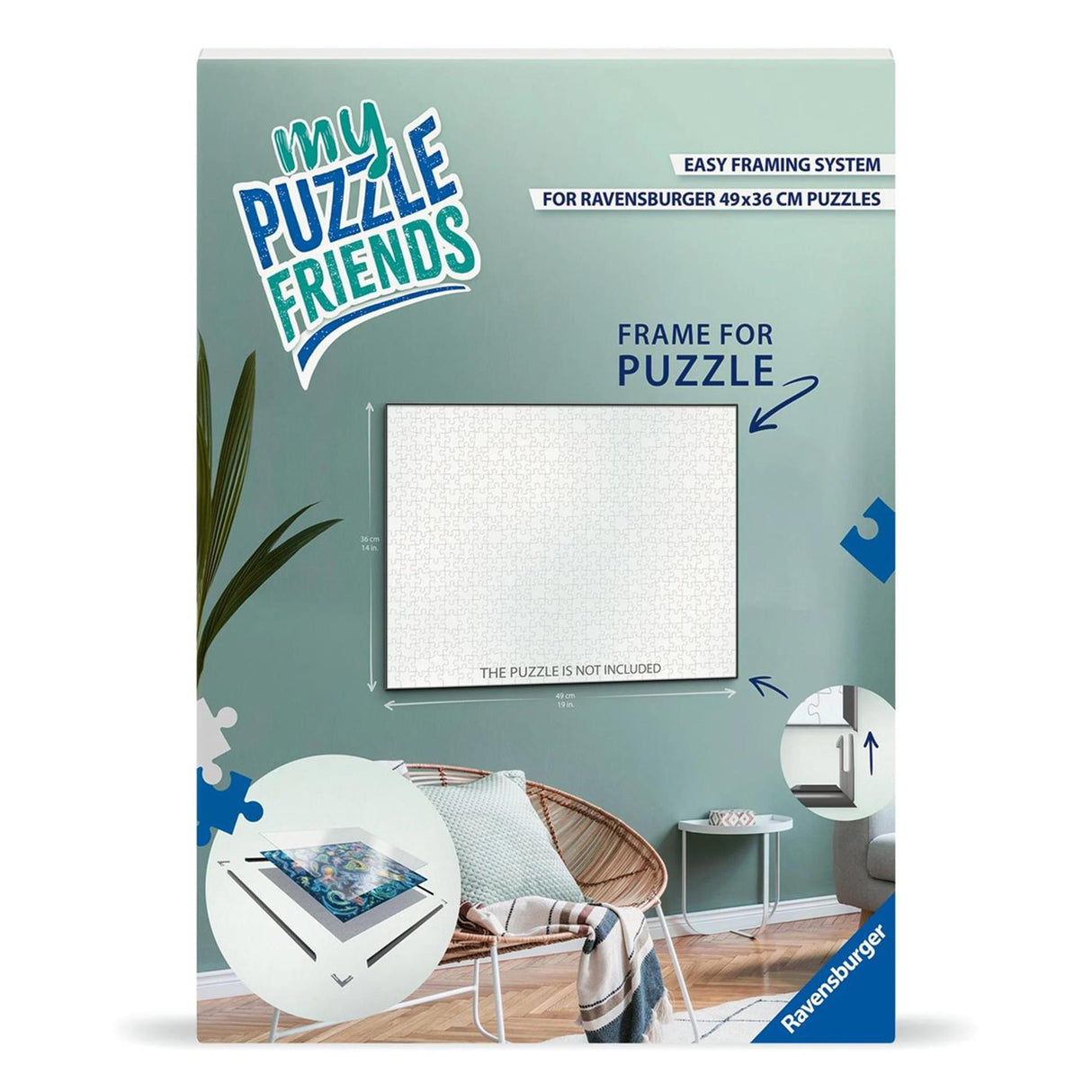 Ravensburger puzzellijst 500 stukjes wit