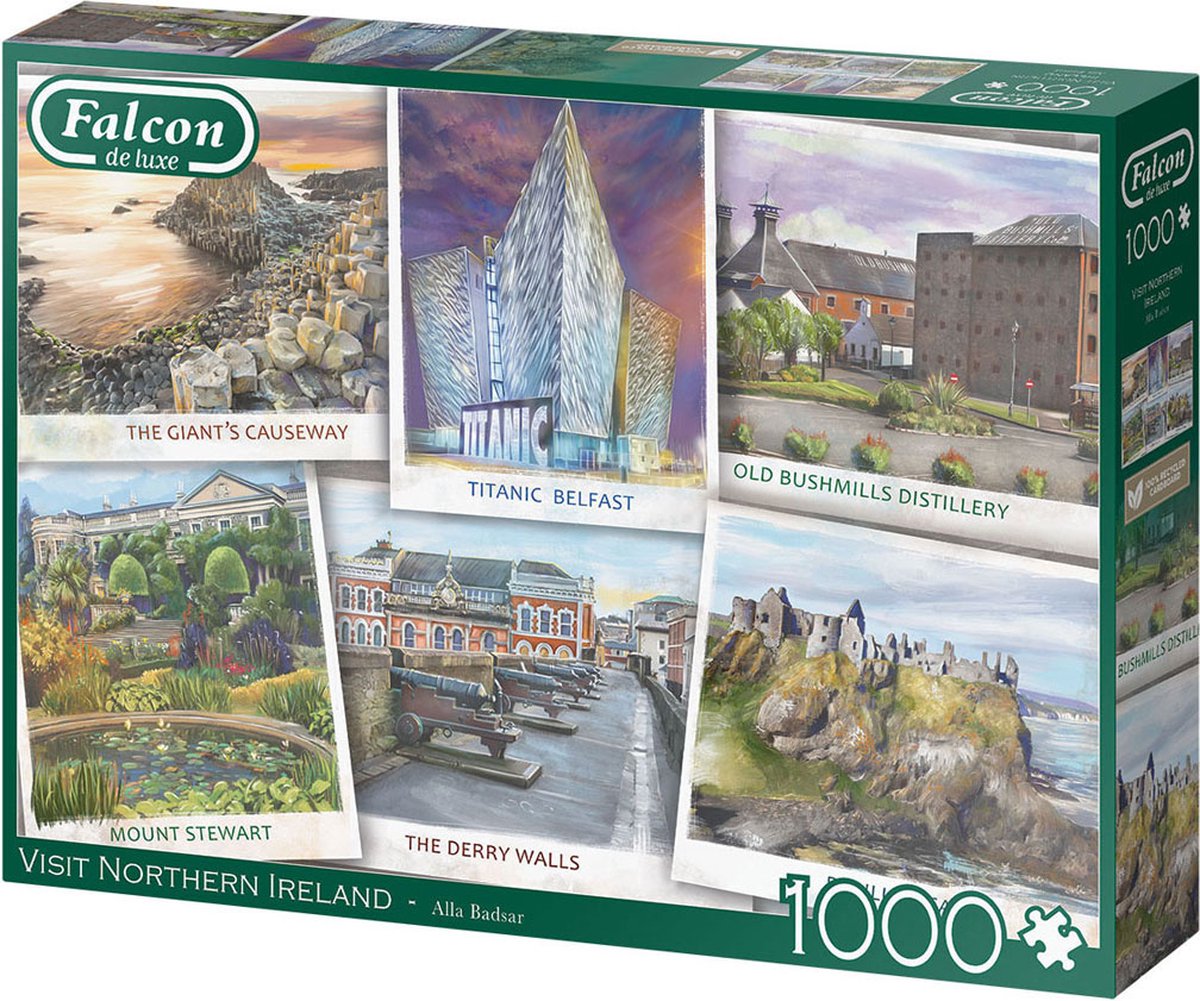 Jumbo falcon - visit northern ireland - 1000 stukjes
