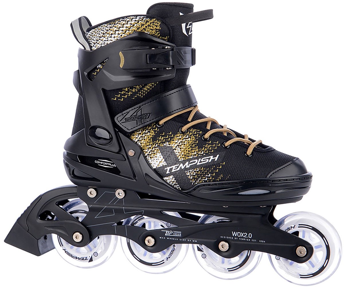 Tempish wox 2.0 84 skeelers - inline skates - dames - zwart goud - maat 37