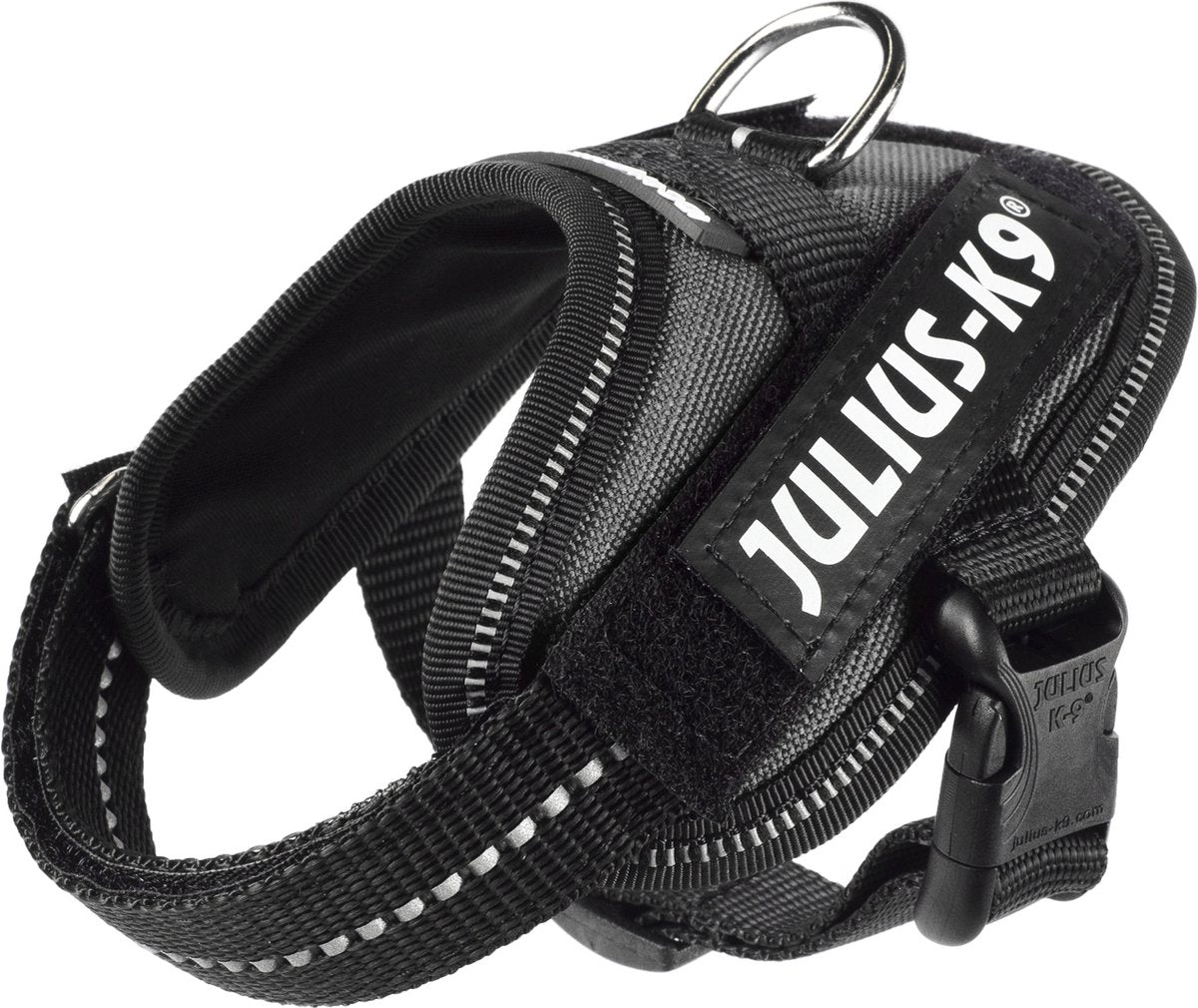 Julius k9 idc powertuig harnas - baby 1 30-40 cm - xxxs - antraciet