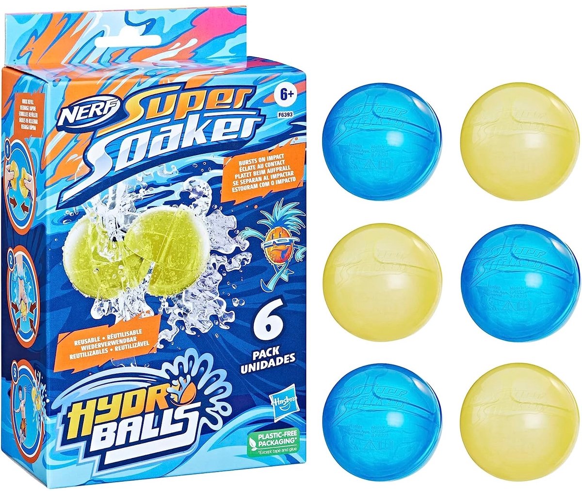Hasbro nerf super soaker hydro balls
