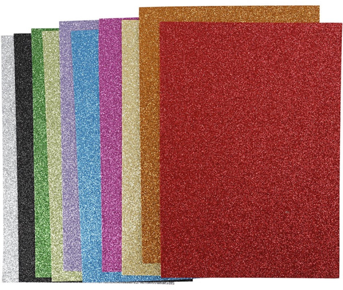 Creativ company eva foam vellen kleur a4, 10st.