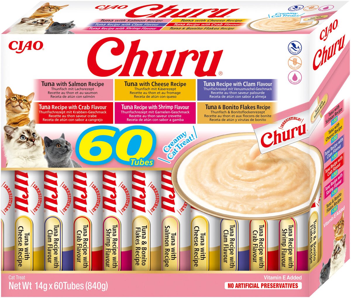Ciao churu cat puree chicken 60x14 gr