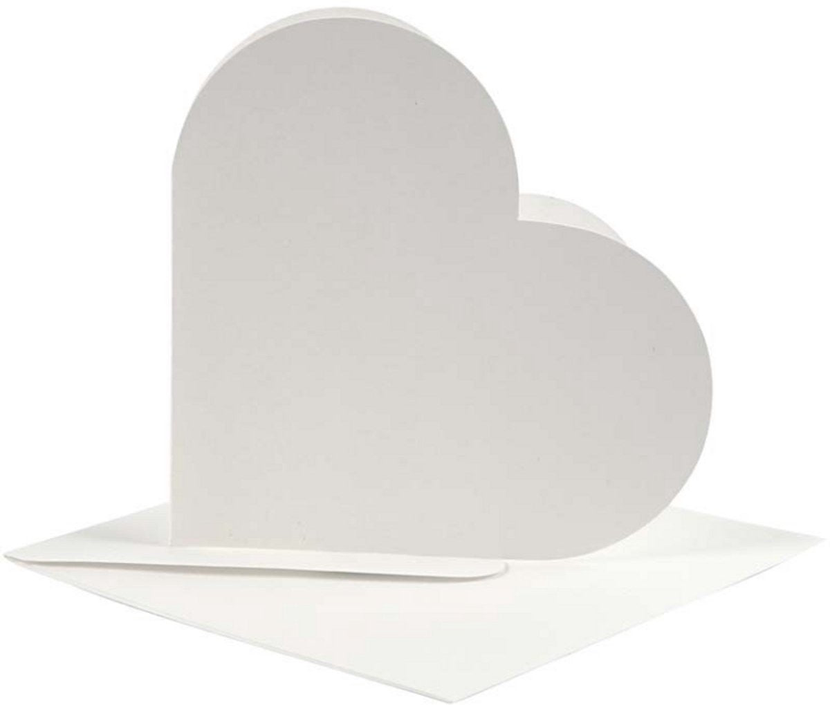 Creativ company https: www.cchobby.nl hartvormige-kaarten-afmeting-kaart-12-5x12-5-cm-afmeting-envelop-13-5x13-5-cm-off-white-10-set-1-doos