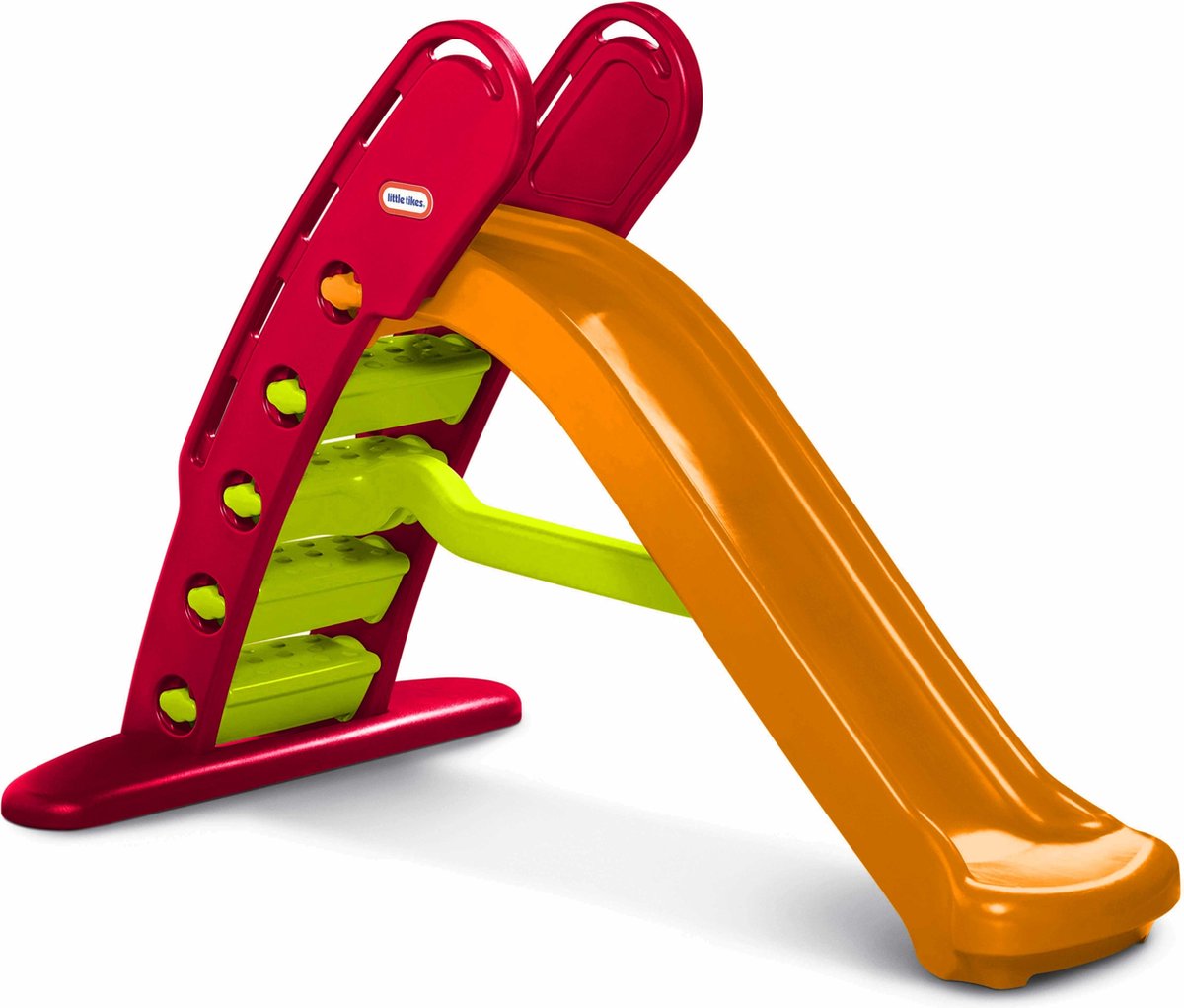 Little tikes glijbaan giant slide - peuter -voor buiten - rood oranje