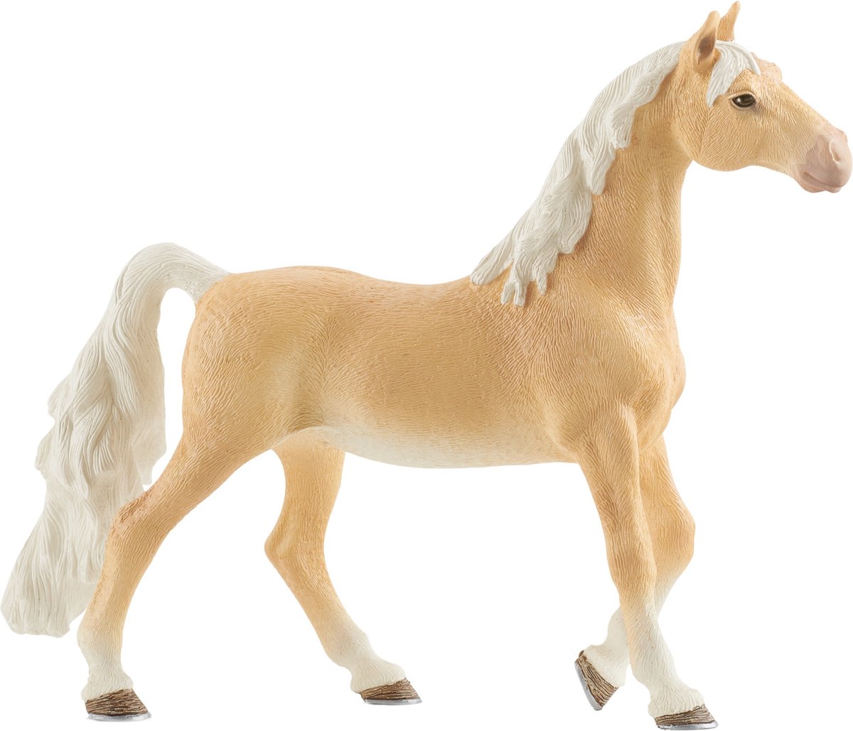 Schleich horse club - amerikaanse zadel merrie - speelfiguur - kinderspeelgoed voor jongens en meisjes - 5 tot 12 jaar - 13912