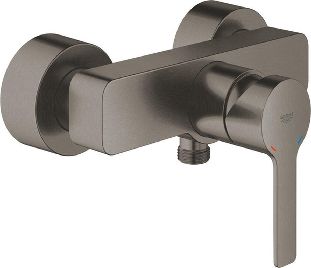 Grohe lineare new douchemengkraan - hard graphite geborsteld (mat donker grijs) - 33865al1