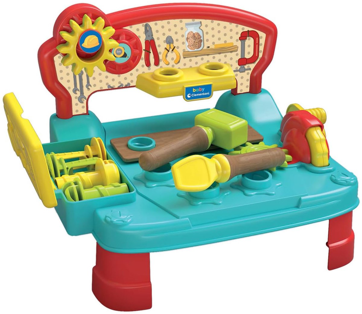 Clementoni baby - montessori werkbank met houten elementen