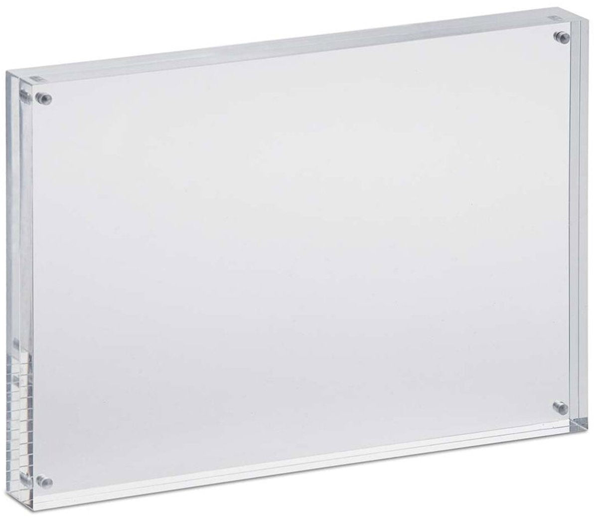 Maul style fotolijst - transparant - acryl - 1 stuk - 21.1 x 14.9 x 3 cm -