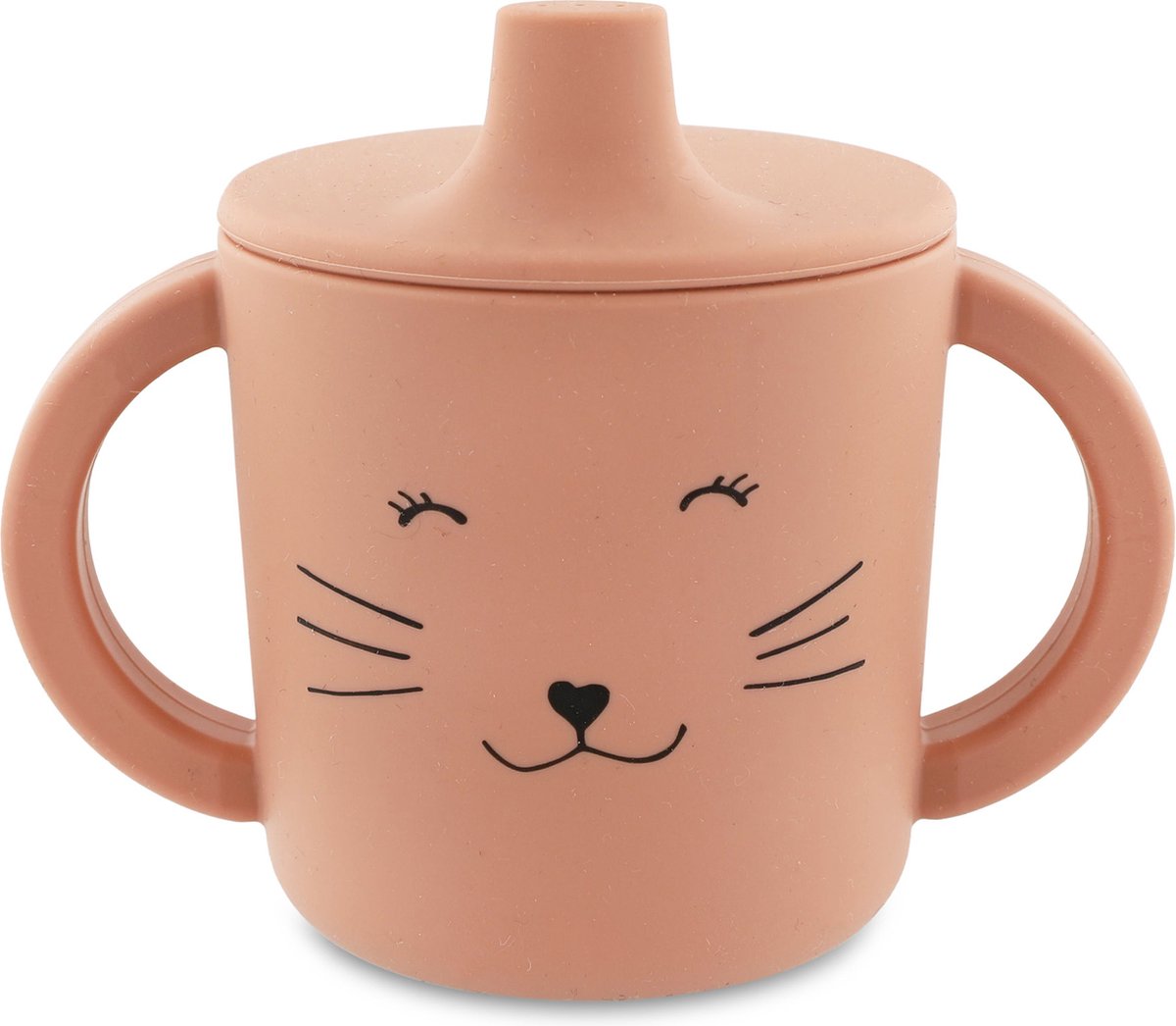 Trixie tuitbeker - mrs. cat - drinkbeker voor baby - antilek beker - voor baby's vanaf 4 maanden - van siliconen - geschikt voor de vaatwasser