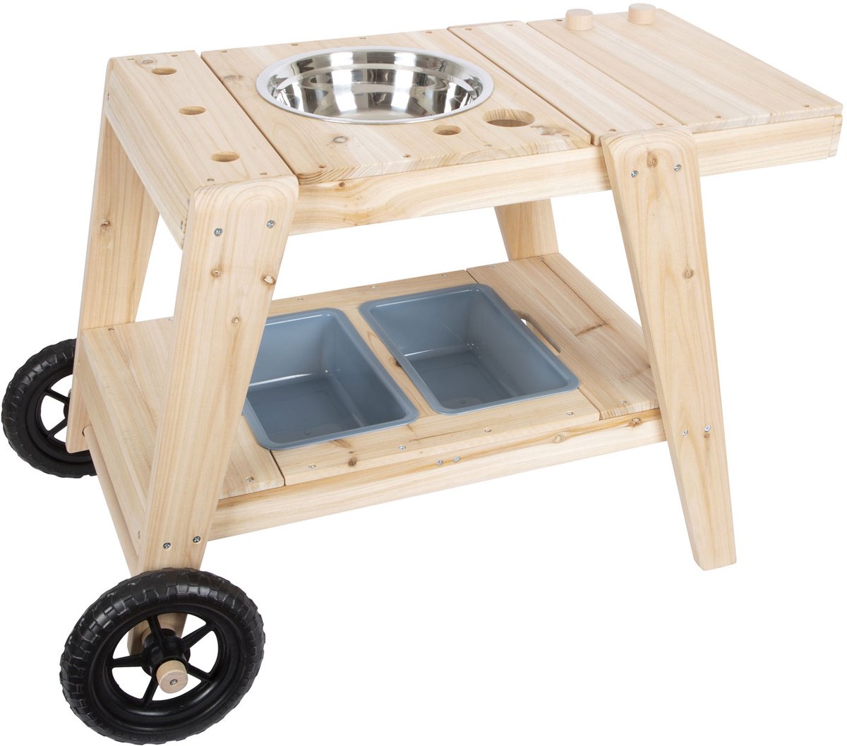 Small foot - houten modderkeuken compact