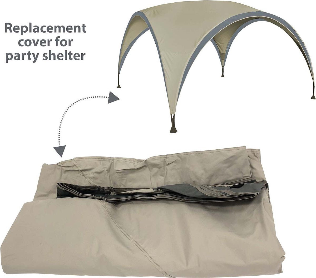 Bo-camp - doek - voor party shelter m