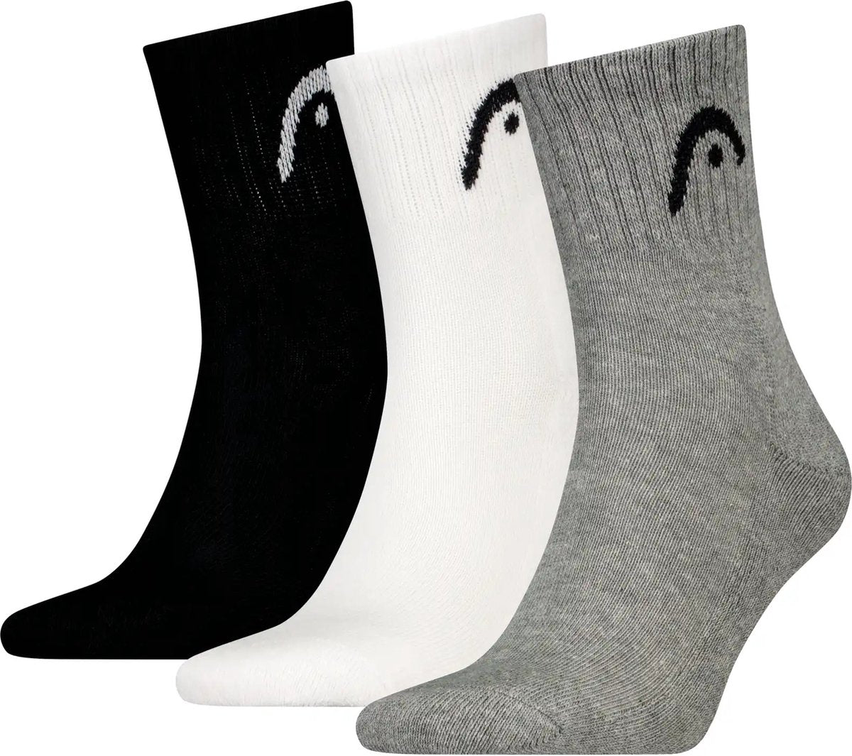Head - unisex - alle sporten sportsokken - training - 3 pack - maat 39-42