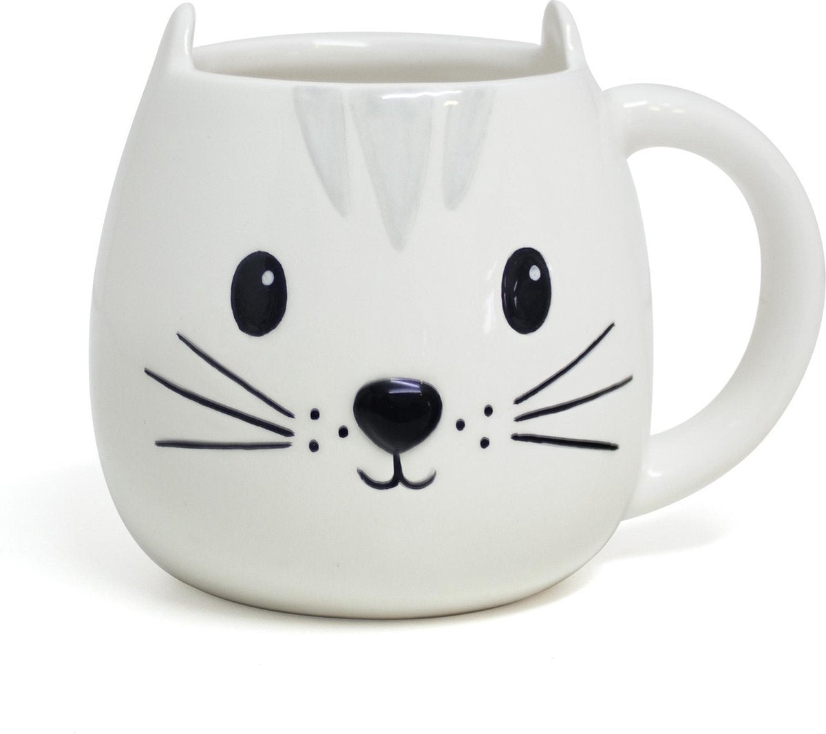 Balvi drinkbeker kat kitty wit keramiek