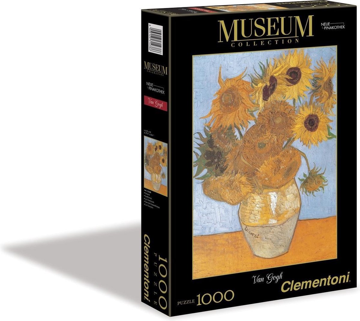 Clementoni legpuzzel van gogh sunflowers, 1000st.
