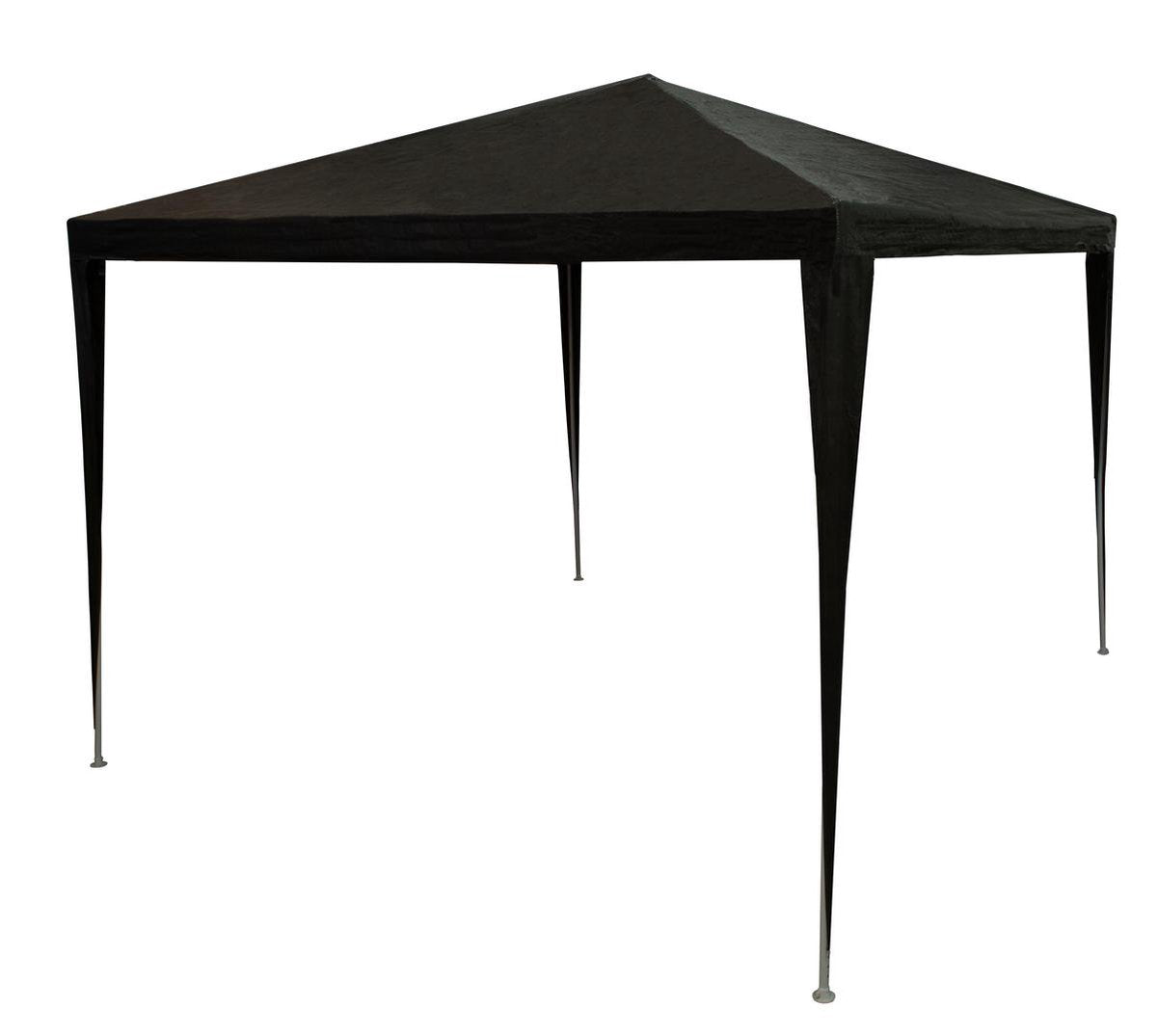 Lifetime garden partytent 3 x 3m - paviljoen en feesttent voor tuin of terras - party tent incl. haringen en scheerlijnen - nokhoogte 2.5m - kunststof - antraciet