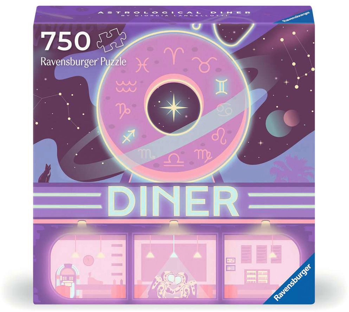 Ravensburger puzzel kunst astrologisch diner 750 stukjes art soul.