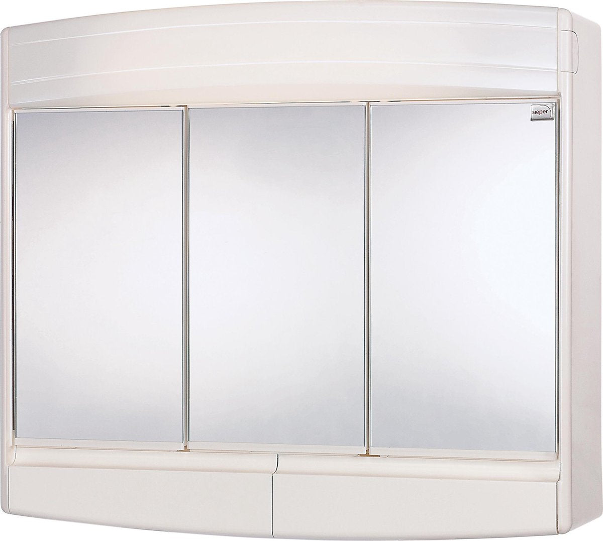 Differnz topas-eco spiegelkast- 3-deurs - met verlichting