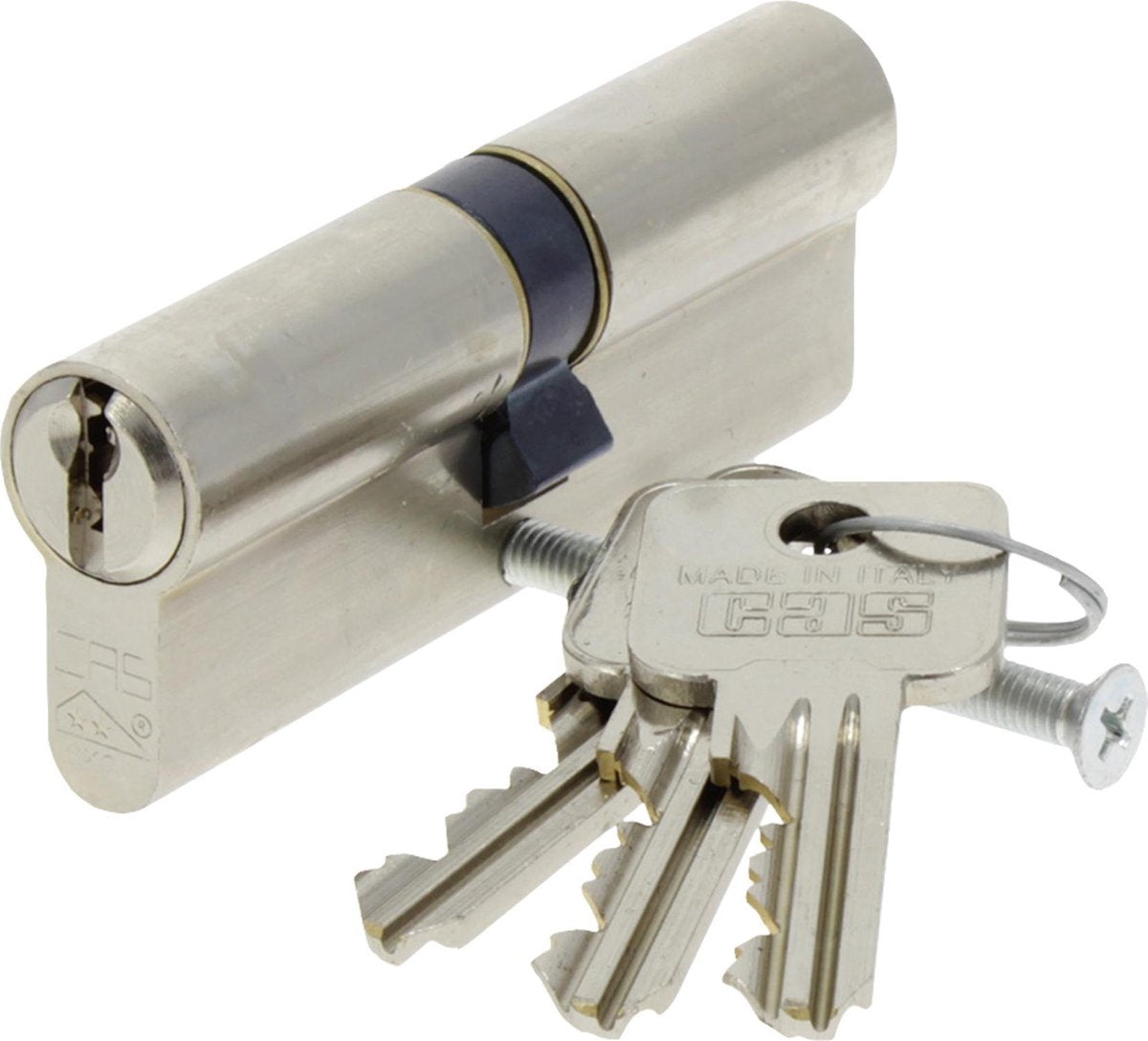 Starx profielcilinder vernikkeld 40 40mm skg2