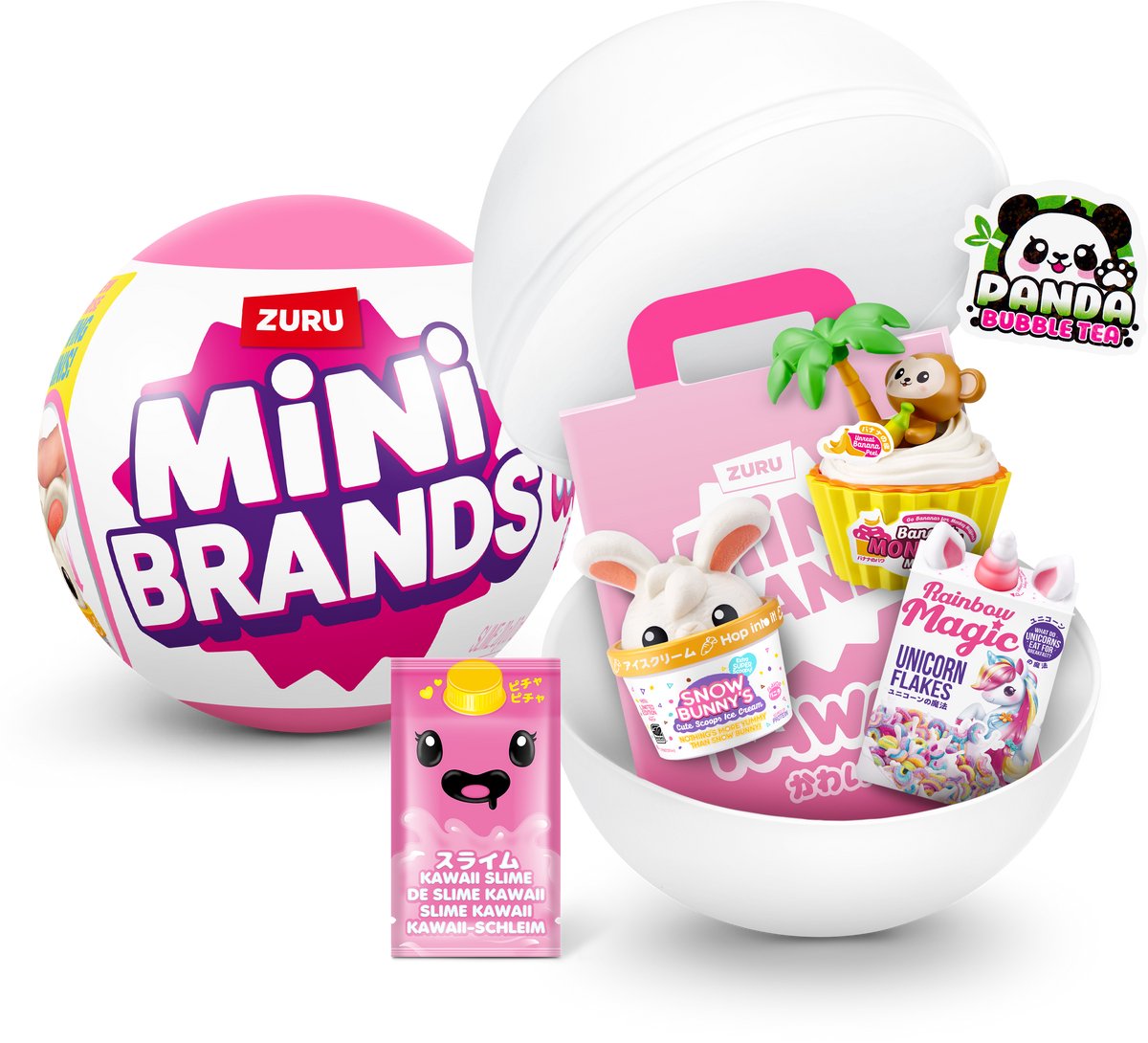 Mini brands kawaii capsule van zuru, verrassende kawaii minis om te verzamelen, ondoorzichtige verpakking, verzamelobjecten met japans thema