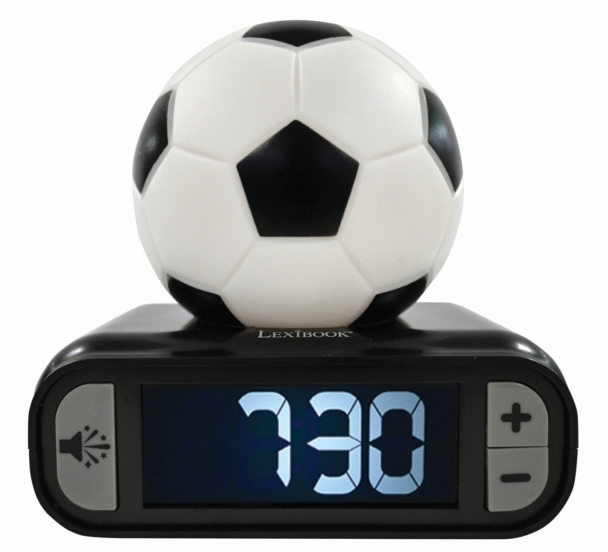 Lexibook digitale wekker met a football 3d nachtlampje en geluidseffecten