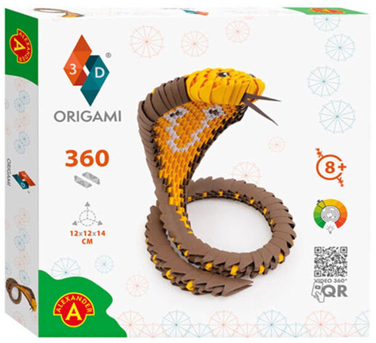 Alexander toys origami 3d cobra, 360dlg