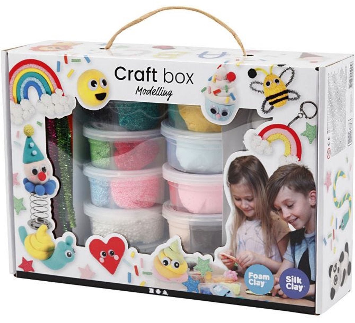 Creativ company http: www.cchobby.nl foam-clayr-en-silk-clayr-set-diverse-kleuren-1-set