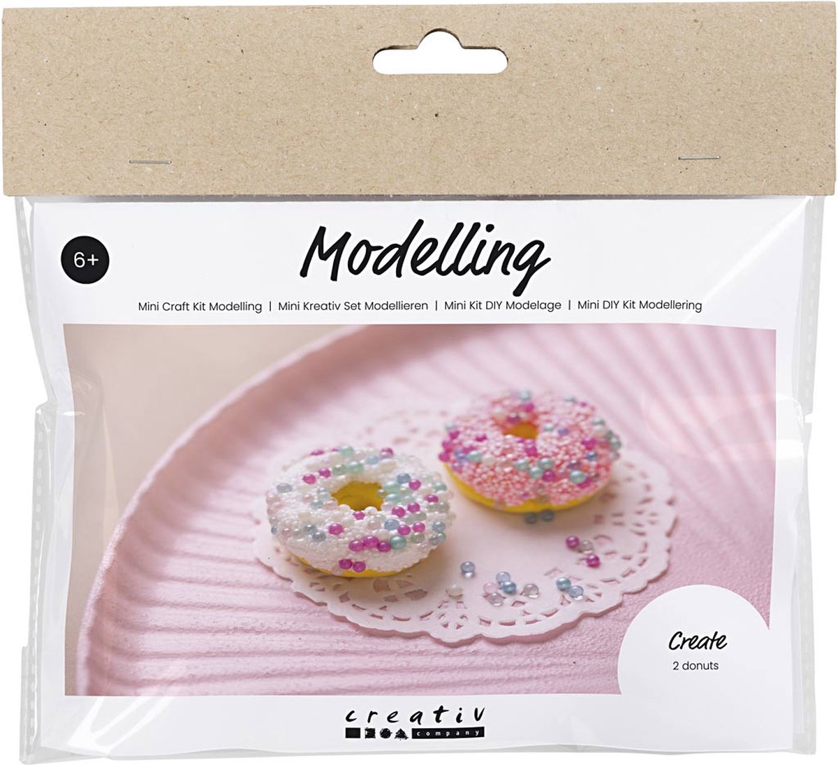 Creativ company mini hobbyset boetseren donuts
