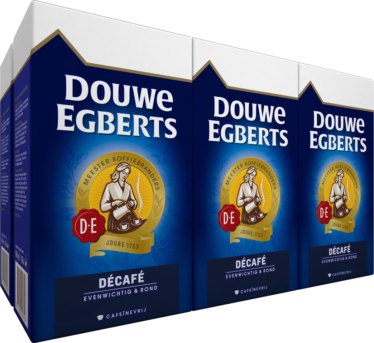 Douwe egberts decafé filterkoffie - 6 x 500 gram