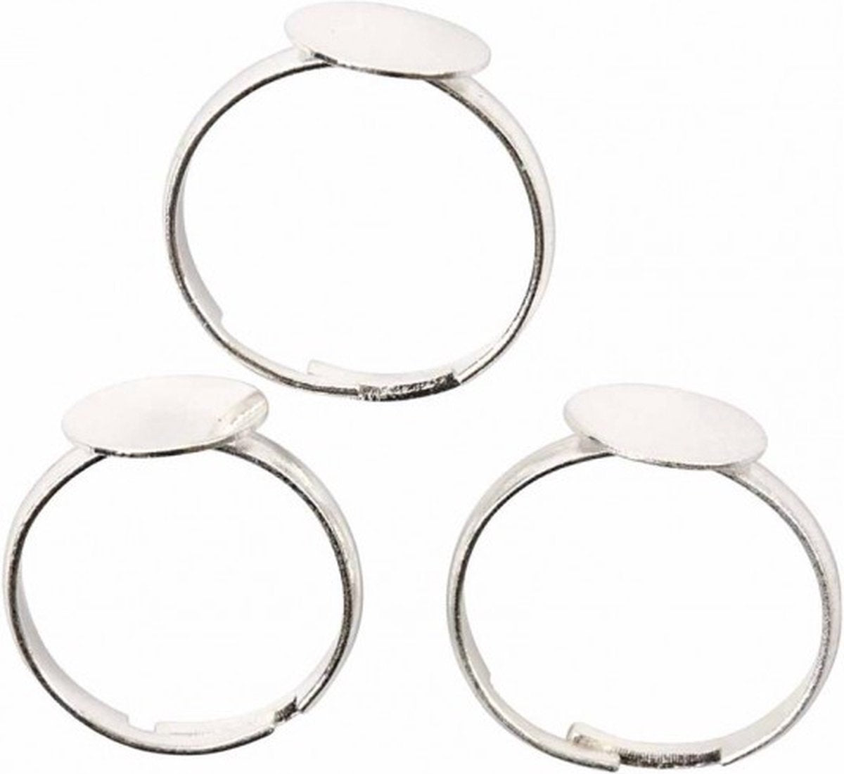Creativ company https: www.cchobby.nl ring-voor-de-vinger-verzilverd-3-stuk-1-doos