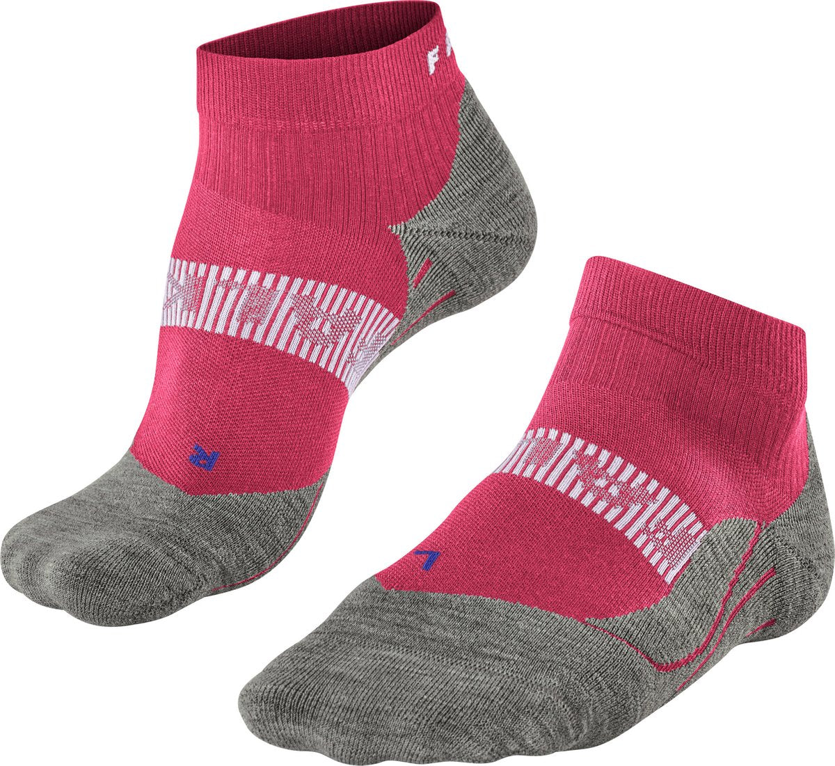 Falke ru4 cool short anti-blaar functioneel materiaal hardloopsokken dames rood - maat 39-40